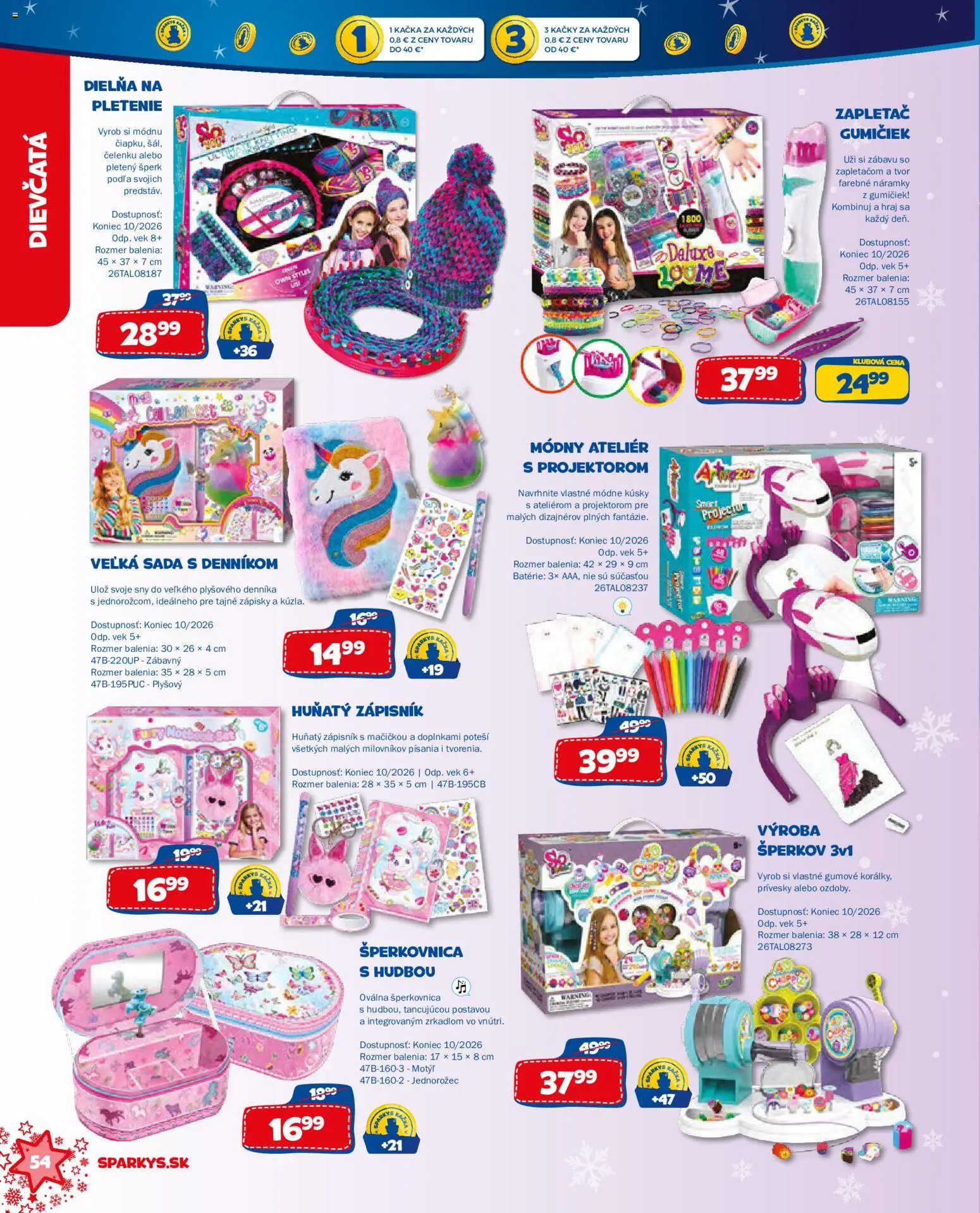 Nové ALLTOYS akcie – leták je platný od 06.10.2026 | Strana: 54 | Produkty: Batérie, Kačka