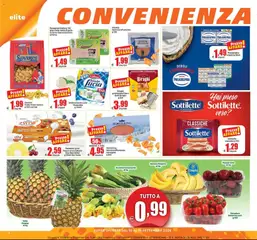 Anteprima del volantino Elite Supermercati volantino Lariano valido a partire dal 10/09/2026 | Pagina: 4 | Prodotti: Tacchino, Zucchine, Forno, Senza lattosio