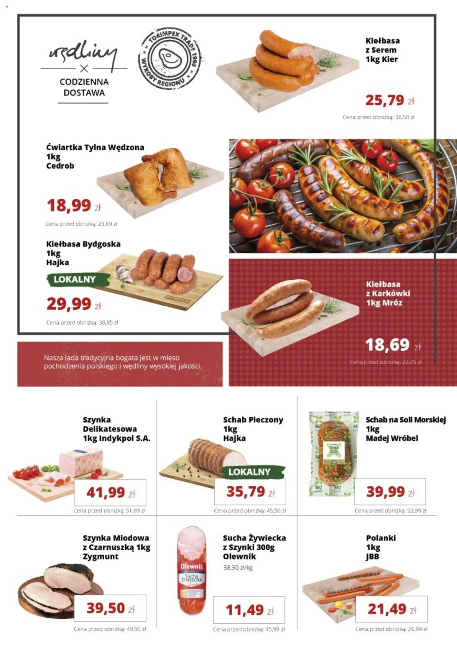 Torimpex gazetka od 20.04.2026 | Strona: 4 | Produkty: Czarnuszka, Mięso, Wędliny, Schab pieczony