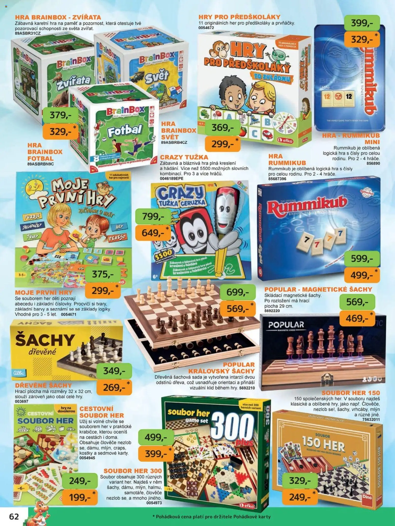 Dráčik katalog - Vánoce od 08.10.2026 | Strana: 62 | Produkty: Hra, Puzzle, Karty, Barvy