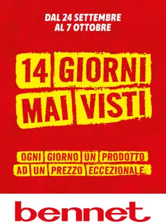 Anteprima del volantino bennet volantino valido a partire dal 24/09/2026