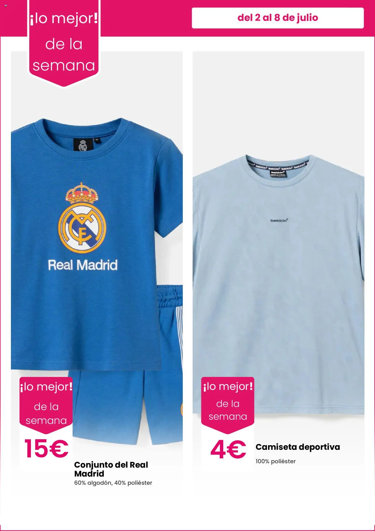 Pepco folleto │ válido desde el 02/07/2026 | Página: 3 | Productos: Camiseta deportiva