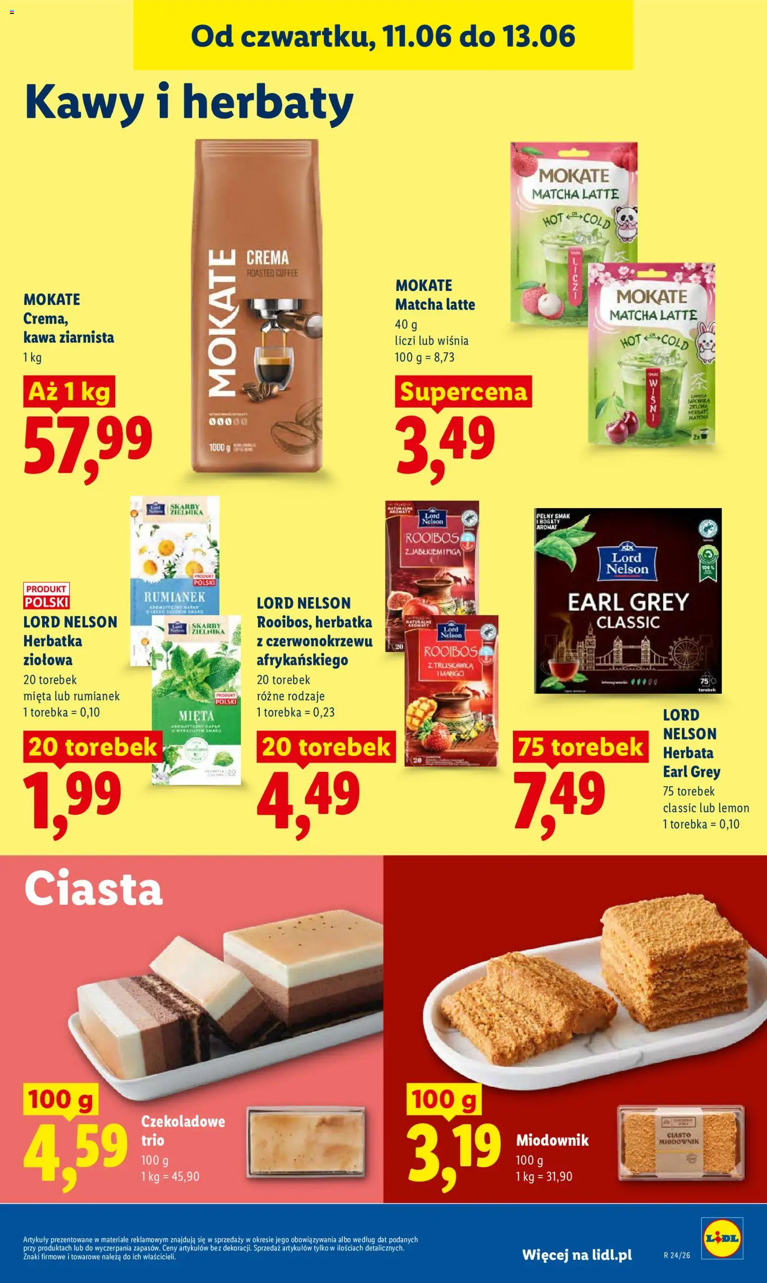 Lidl Polsko leták od 11.06.2026 | Strana: 83 | Produkty: Mokate, Matcha, Crema