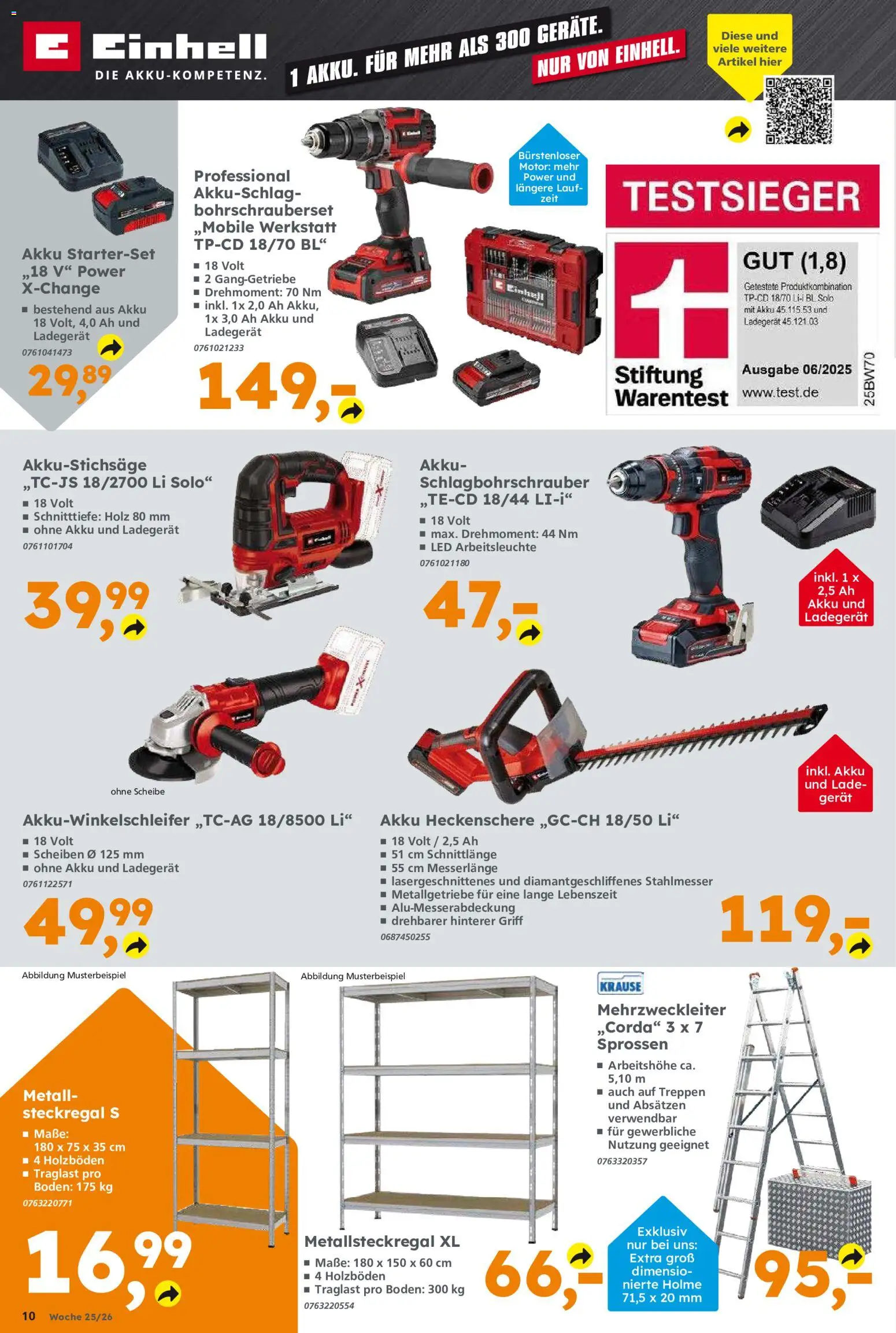 Globus Baumarkt Prospekt Neustadt an der Weinstraße – gültig ab 14.06.2026 | Seite: 10 | Produkte: Ladegerät