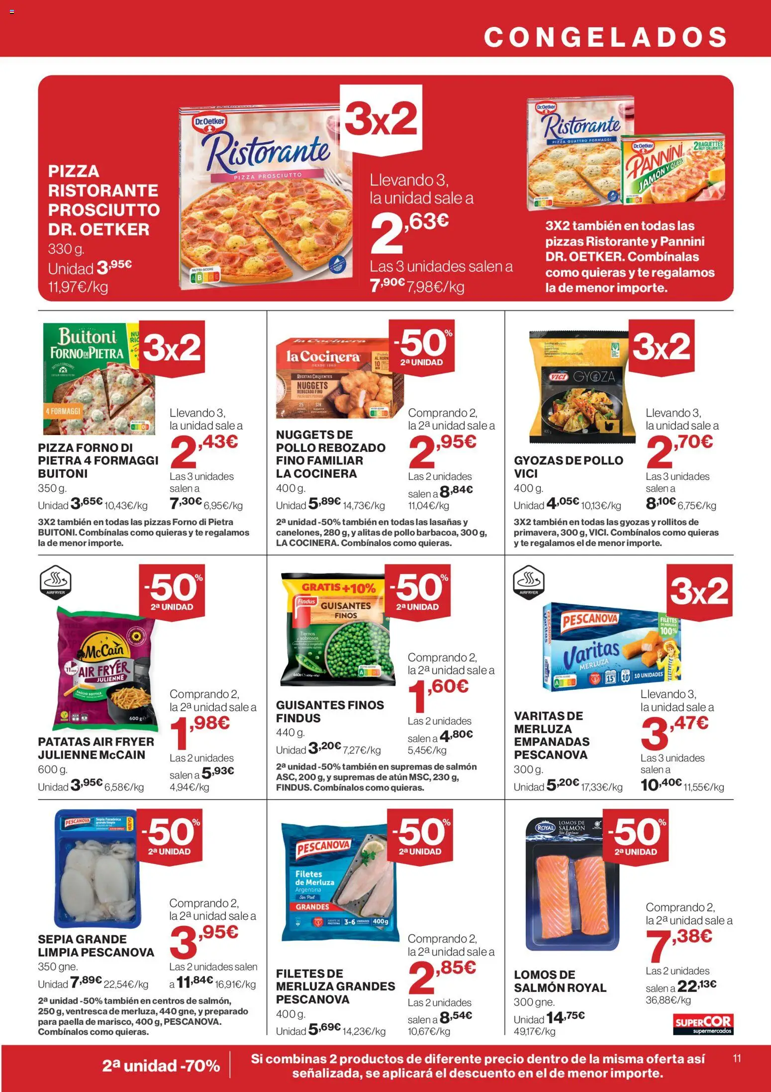 Supercor Canarias │ válido desde el 06.05.2026 | Página: 11 | Productos: Jamón, Filetes de merluza, Té, Nuggets