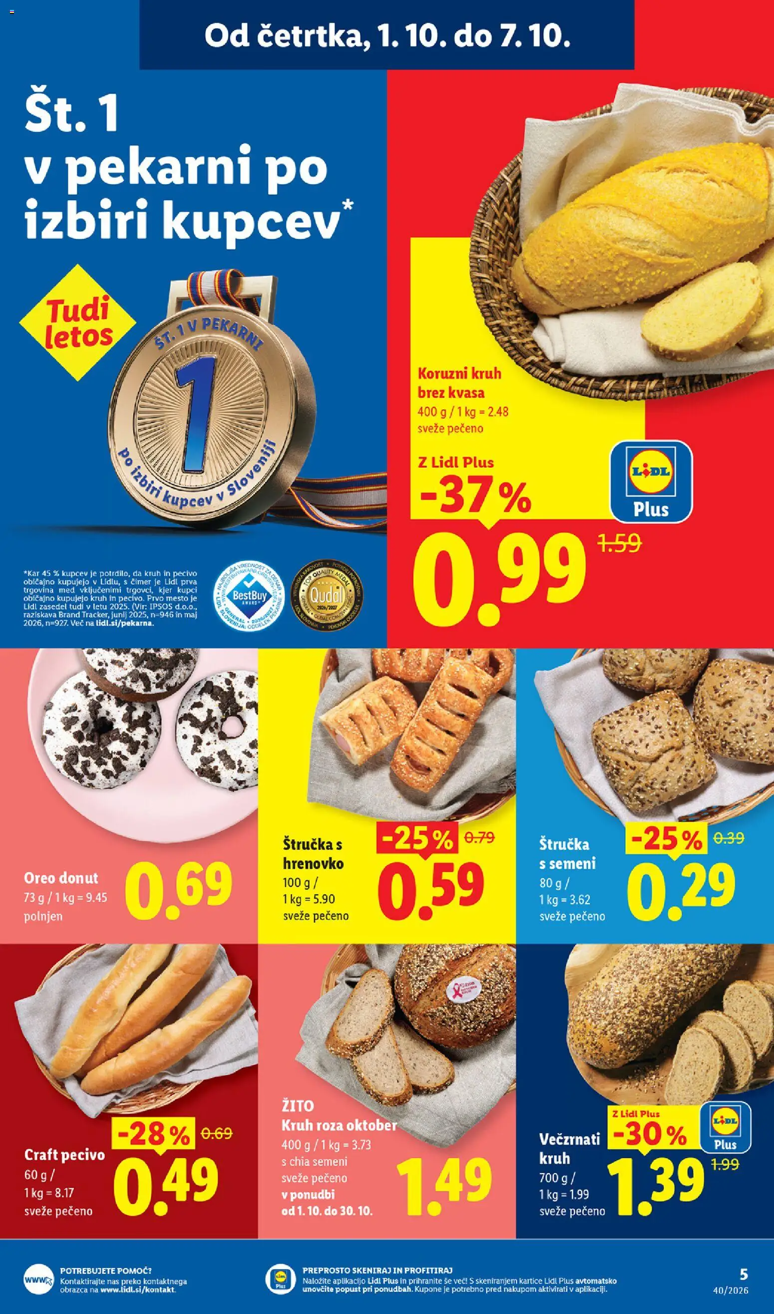 Novi Lidl katalog ponudbe – veljaven od 01.10.2026 | Stran: 5