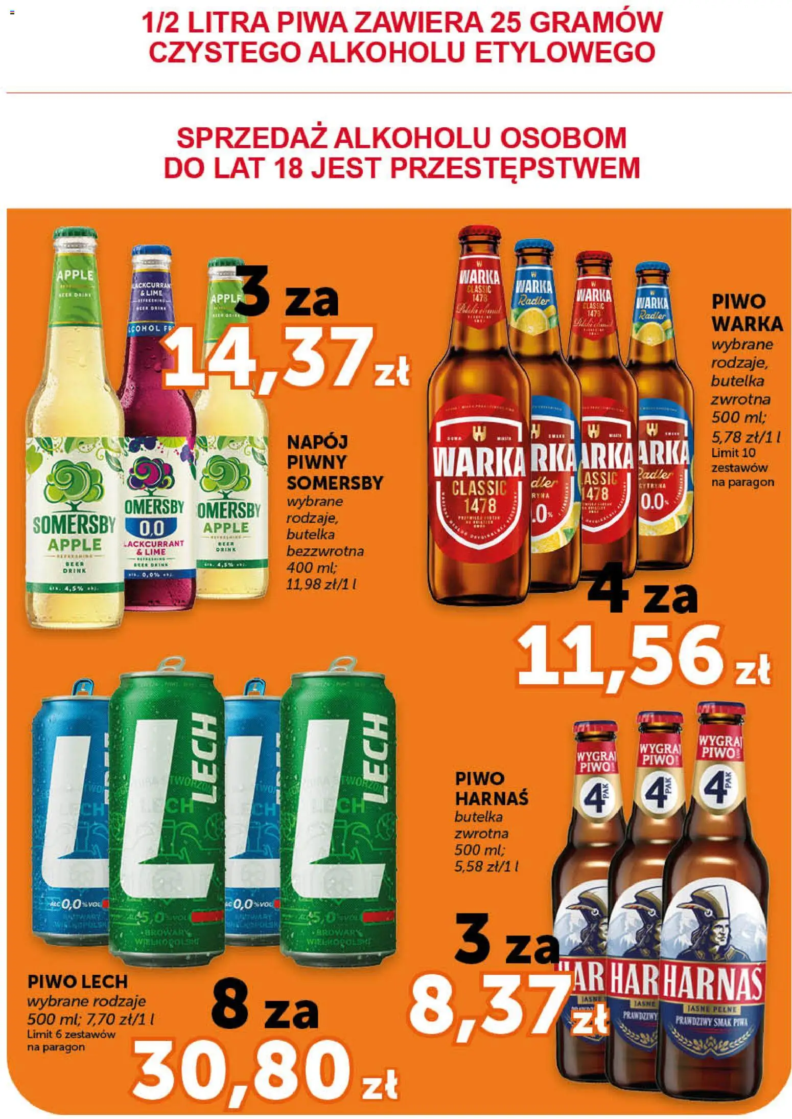 Groszek gazetka - Market od 21.05.2026 | Strona: 9 | Produkty: Cytryna, Warka, Harnaś, Somersby