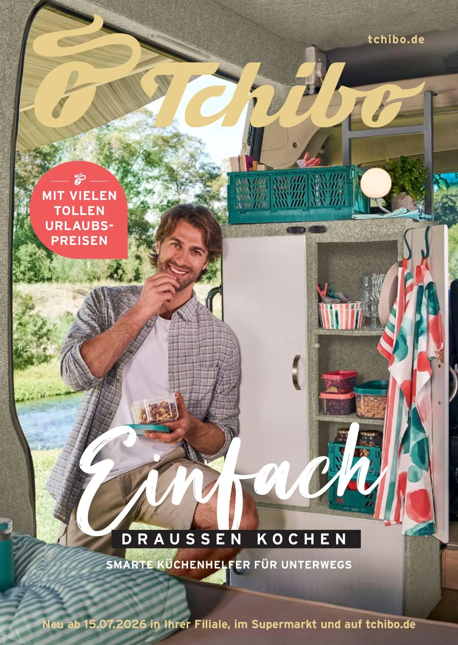 Prospekt Tchibo Einfach draußen kochen – gültig ab 15.07.2026 | Seite: 1