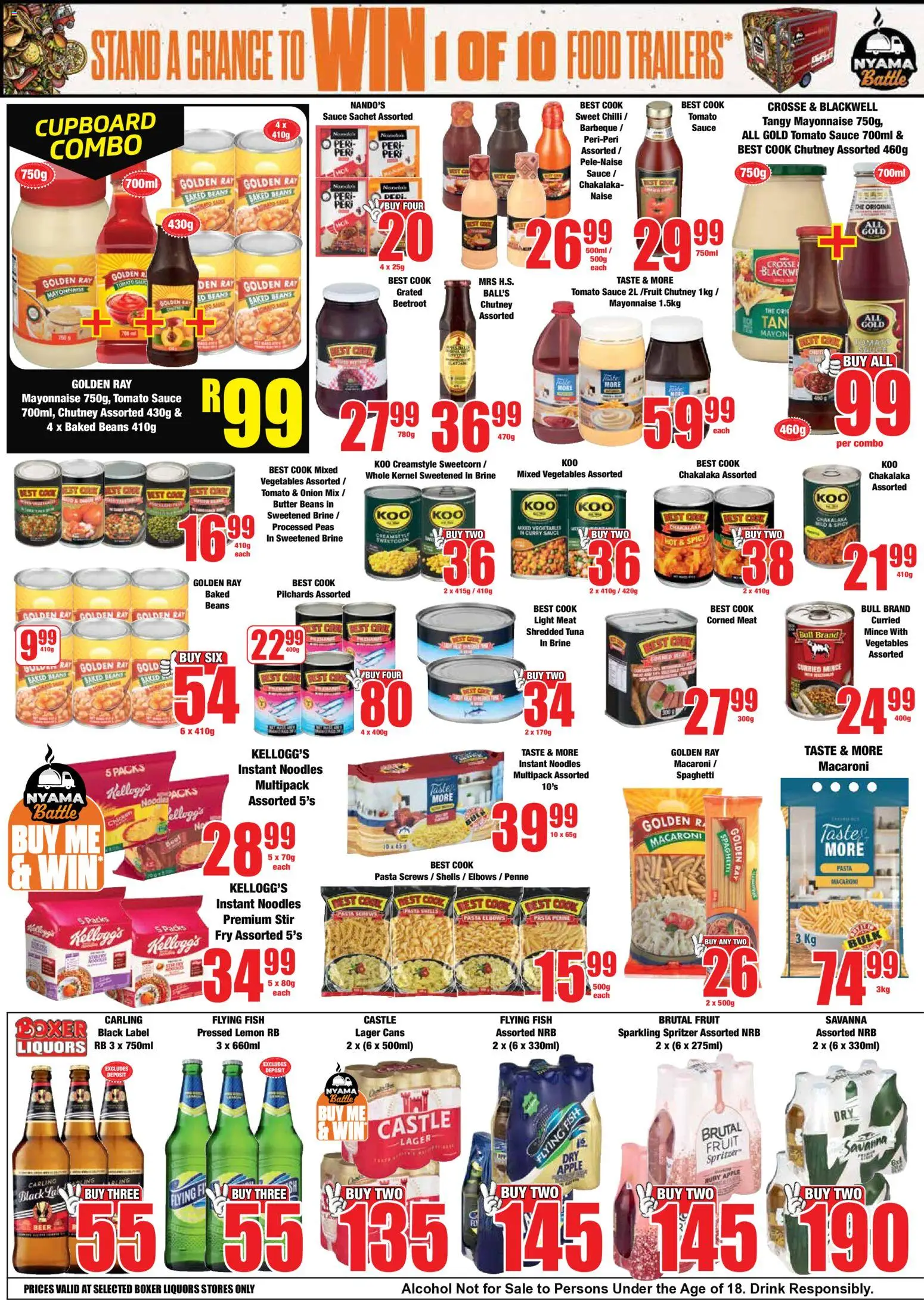 New Boxer catalogue – valid from 11.05.2026 | Page: 6 | Products: Corned meat, Chutney, Butter, Canned beans