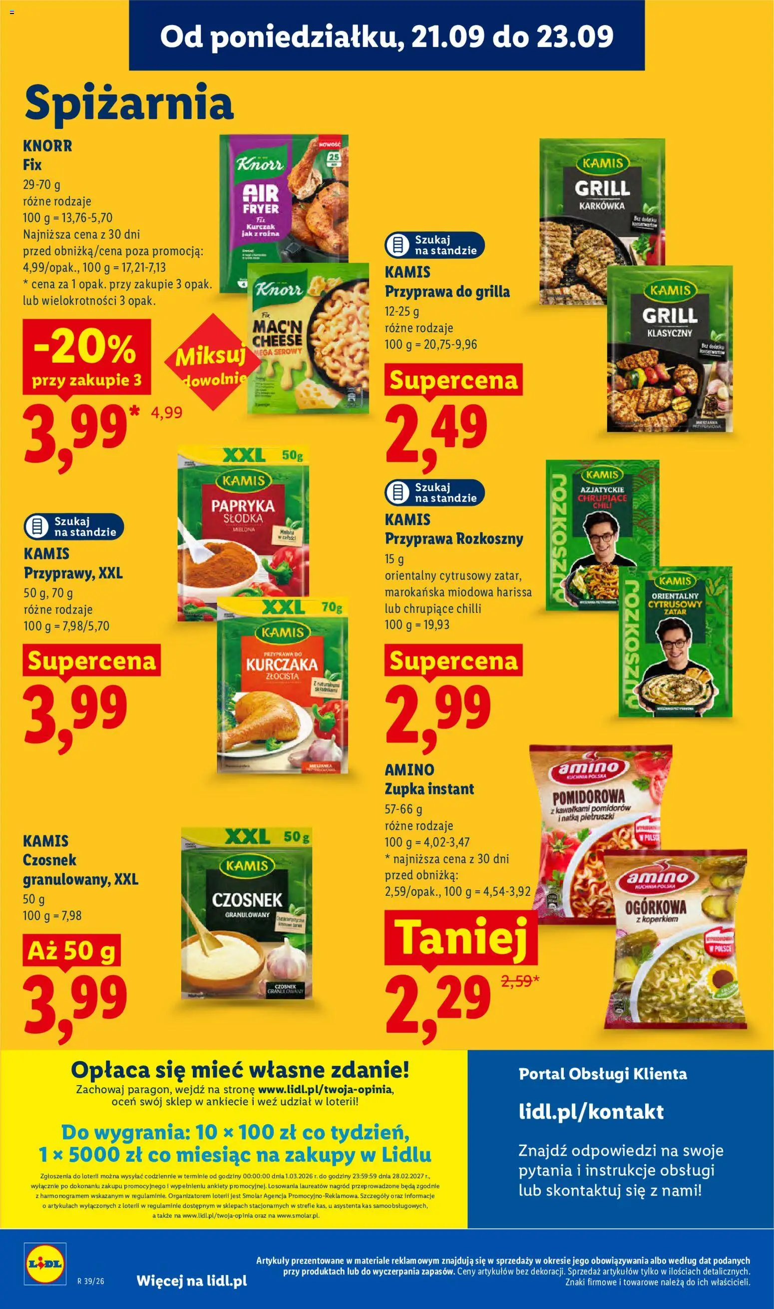 Lidl Polsko leták od 21.09.2026 | Strana: 86 | Produkty: Knorr, Chilli