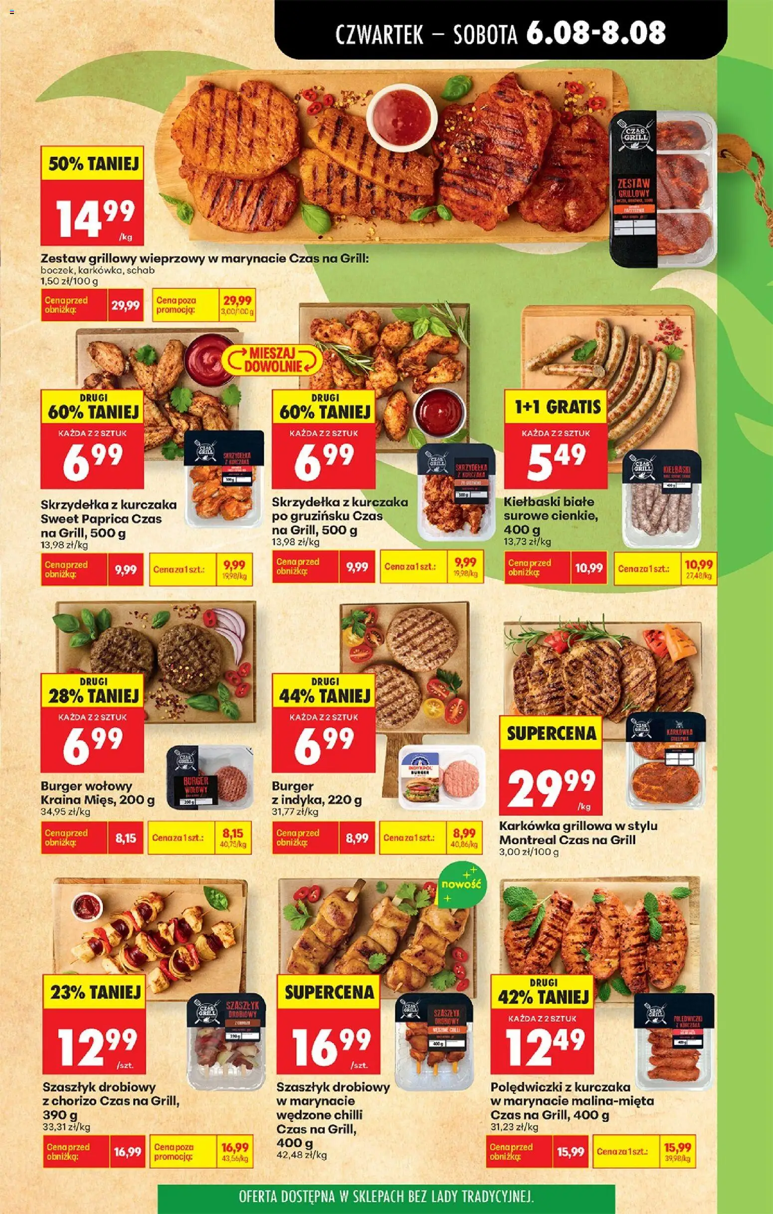 Biedronka Polsko leták - Codziennie niskie ceny od 06.08.2026 | Strana: 35 | Produkty: Burger, Chilli, Chorizo