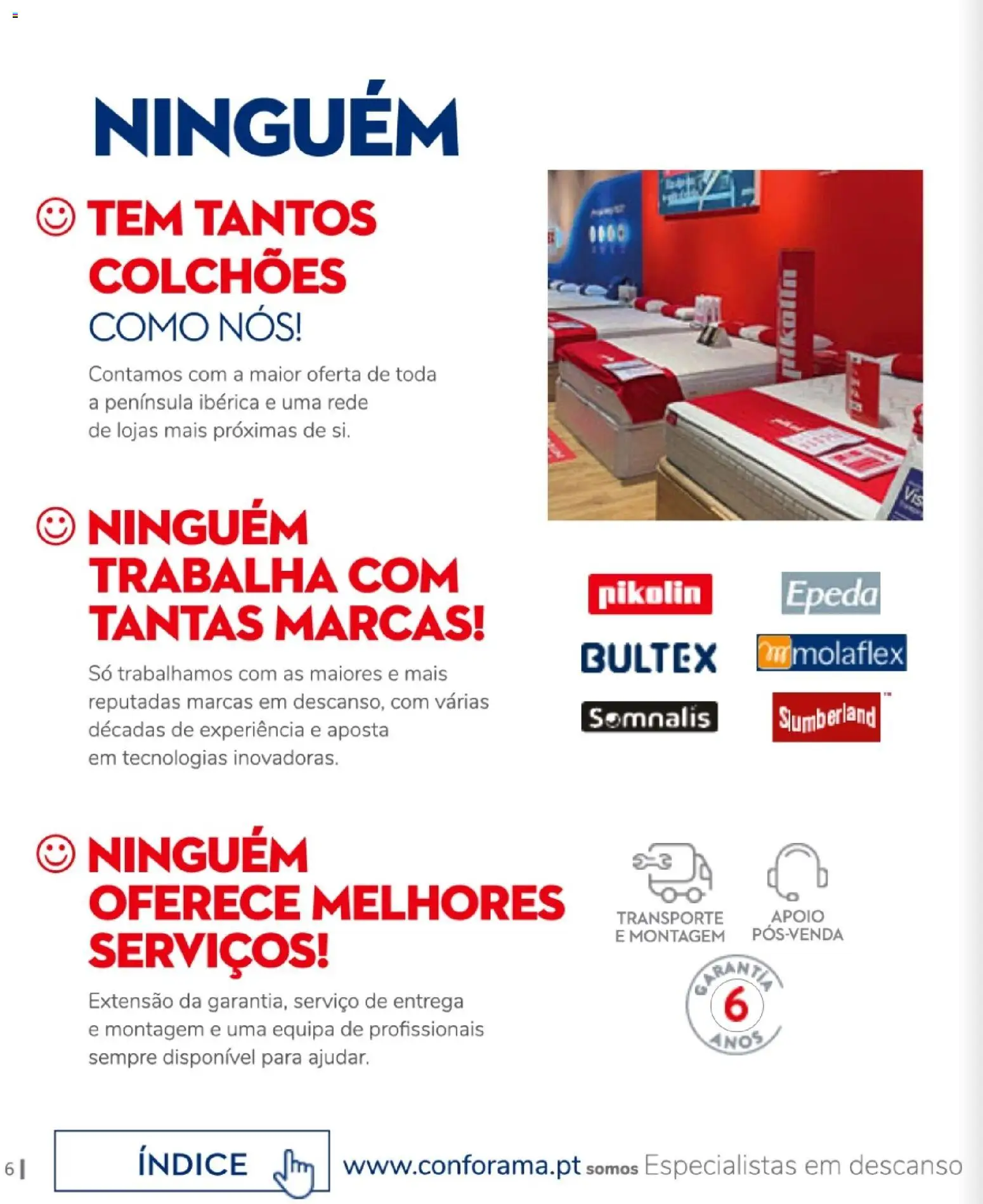Conforama Camitis │ válido de 06/08/2026 | Página: 6 | Produtos: Colchões