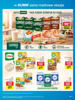 Pogląd oferty "Carrefour gazetka - W sumie same markowe okazje" - ważna od 08.06.2026 | Strona: 23 | Produkty: Kasza, Napoje, Ryż, Sól