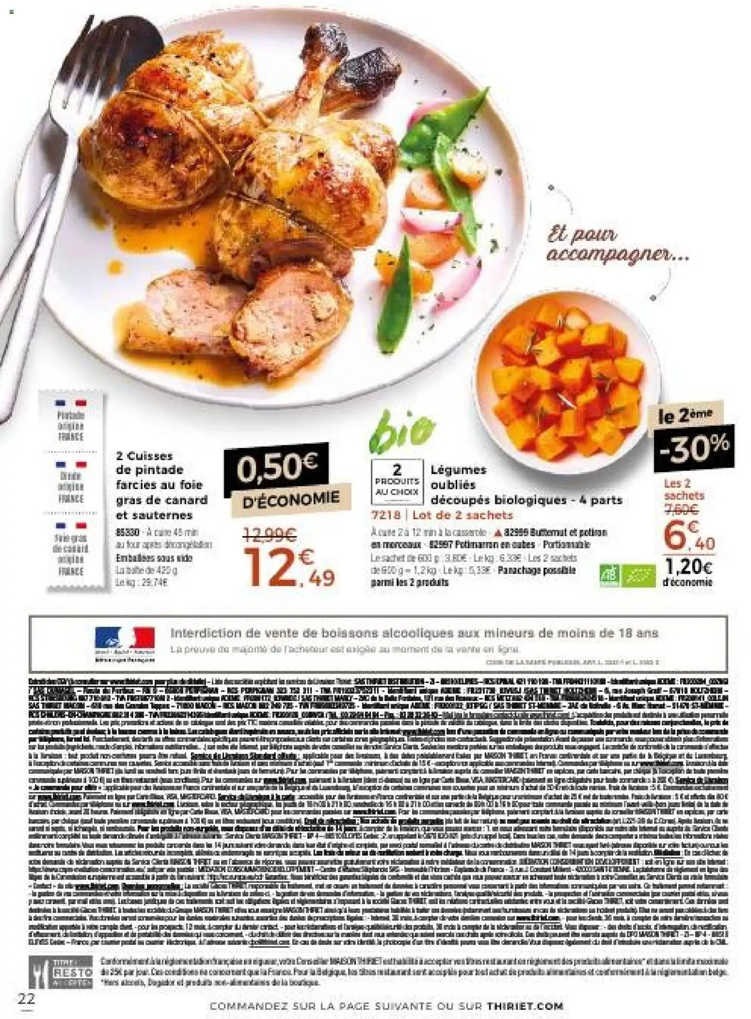 {H1} | Page: 22 | Produits: Canard, Potimarron, Butternut, Foie