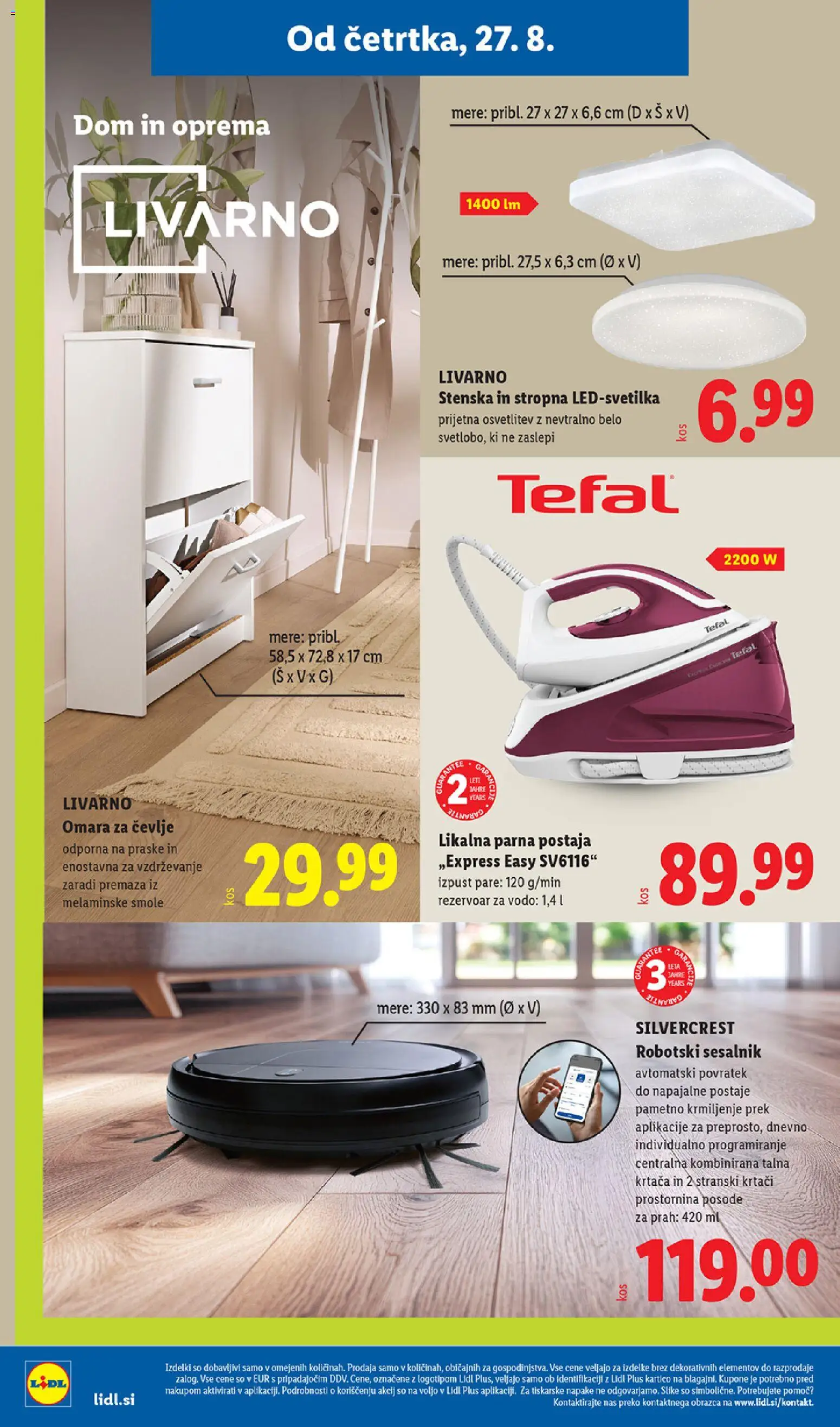 Novi Lidl katalog ponudbe – veljaven od 27.08.2026 | Stran: 30 | Izdelki: Robot, Krtaca, Sesalnik, Generator