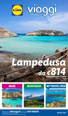 Anteprima del volantino Lidl volantino Viaggi valido a partire dal 30.04.2026