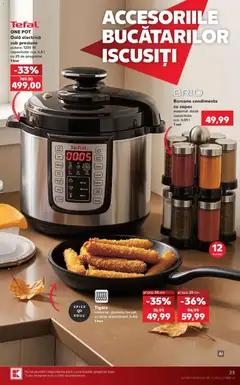 Ofertele Kaufland valabile de la 23.09.2026 | Pagină: 23 | Produse: Electrică, Tigaie, Oală, Condimente