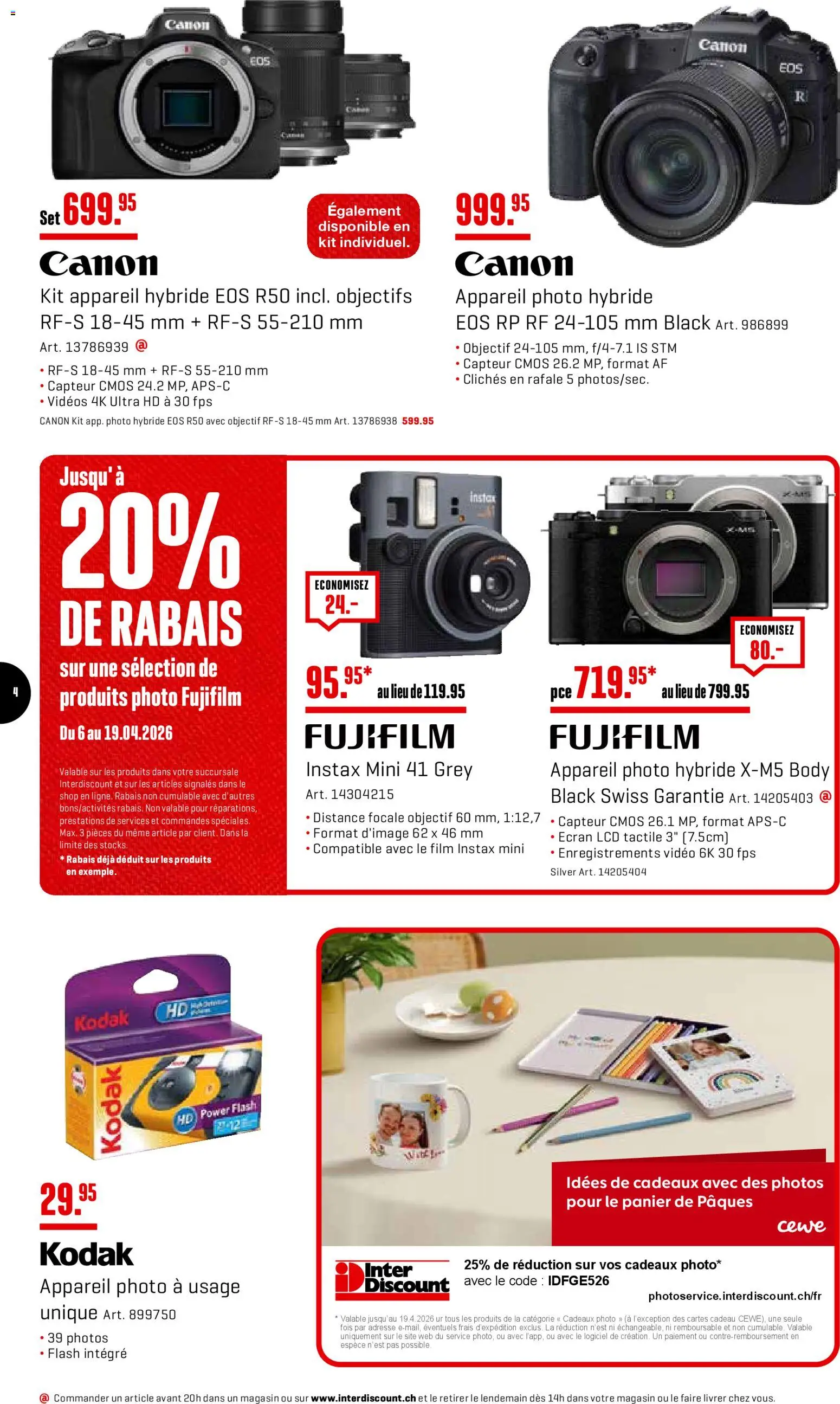 Interdiscount aktionen FR – gültig ab 06.04.2026 | Seite: 4 | Produkte: Video