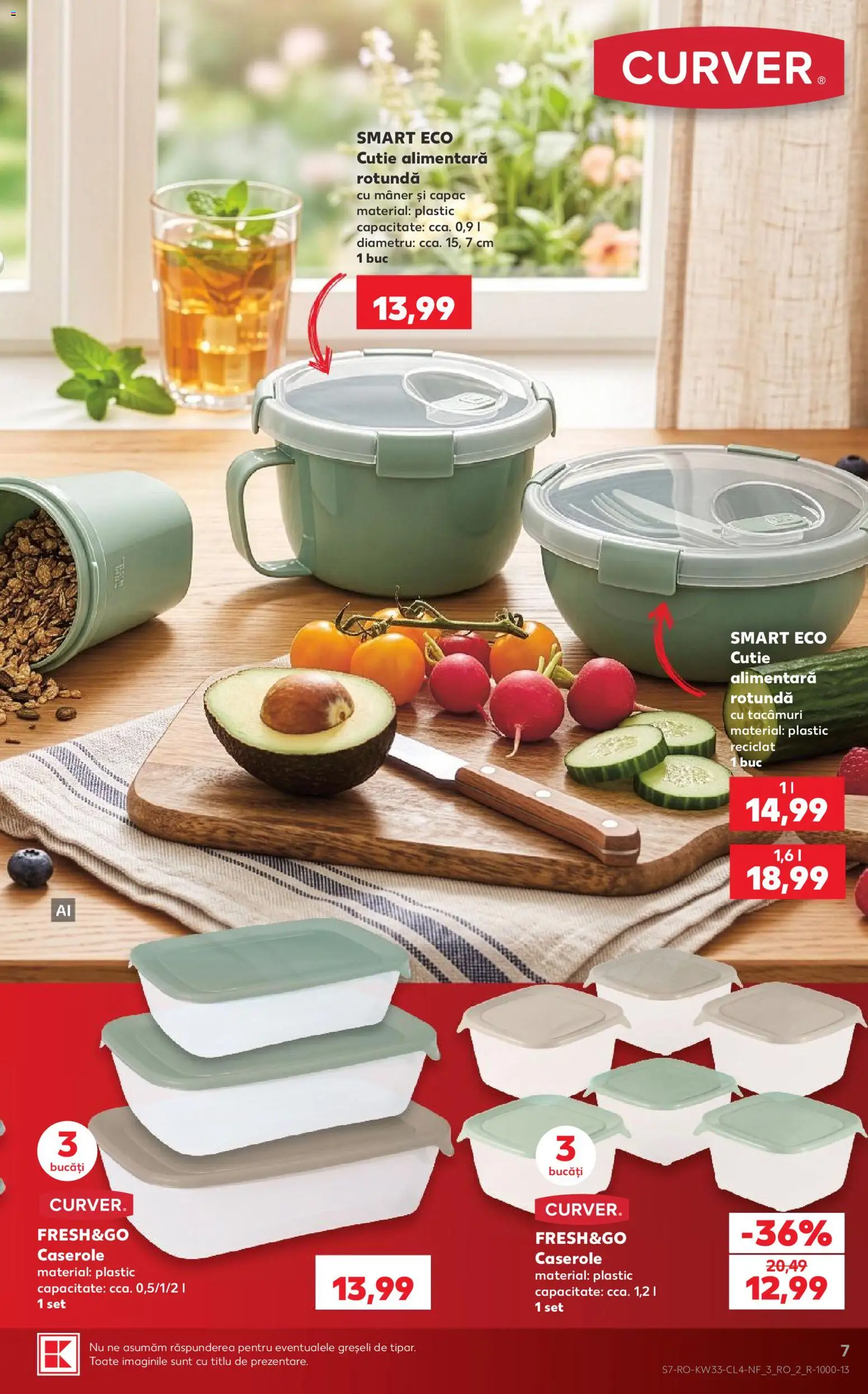 Noul catalog Kaufland – valabil de la 12.08.2026 | Pagină: 7 | Produse: Caserole, Mâner, Cutie