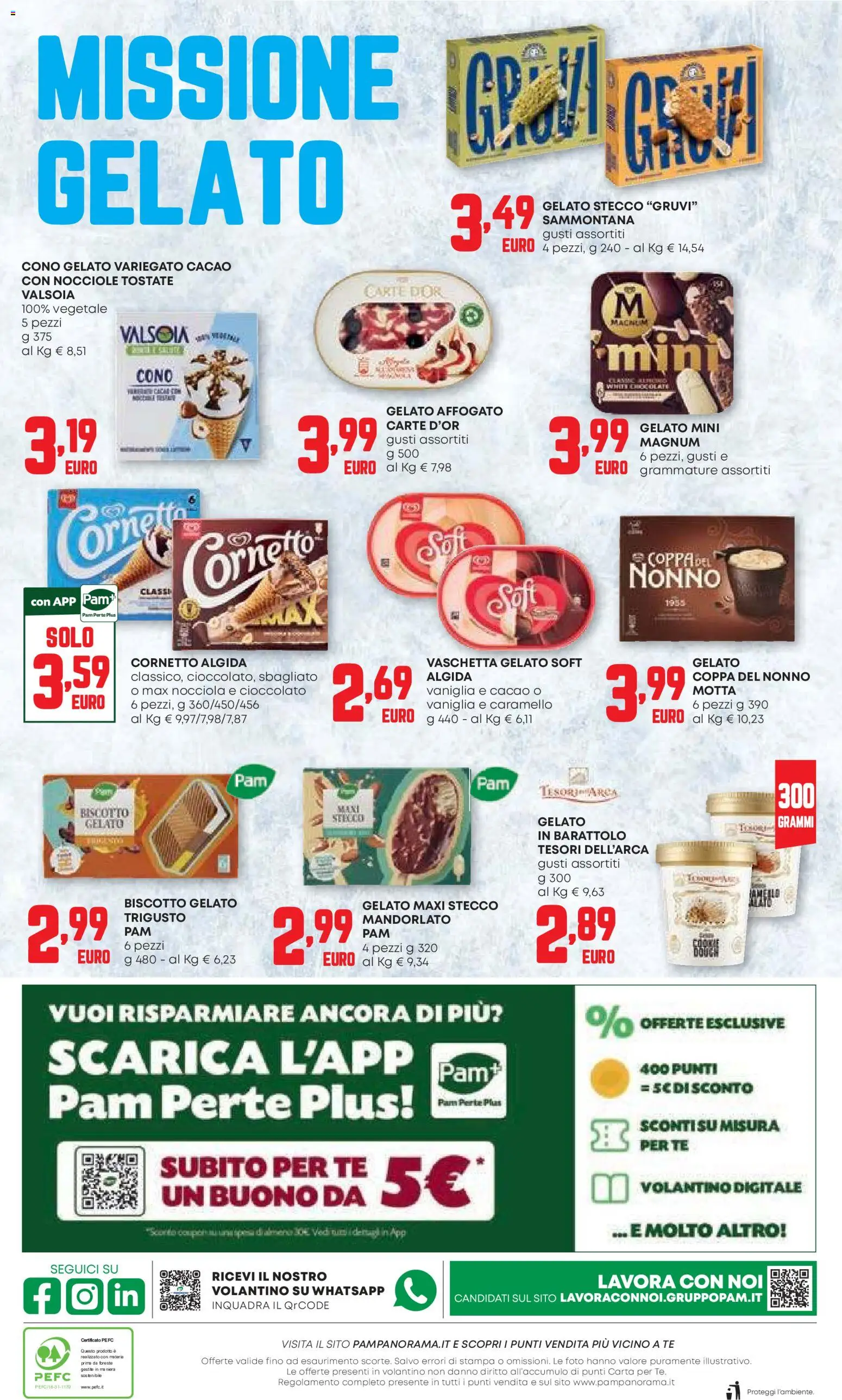 Volantino PAM del 30/07/2026 | Pagina: 16 | Prodotti: Cioccolato, Magnum, Nocciole, Cacao