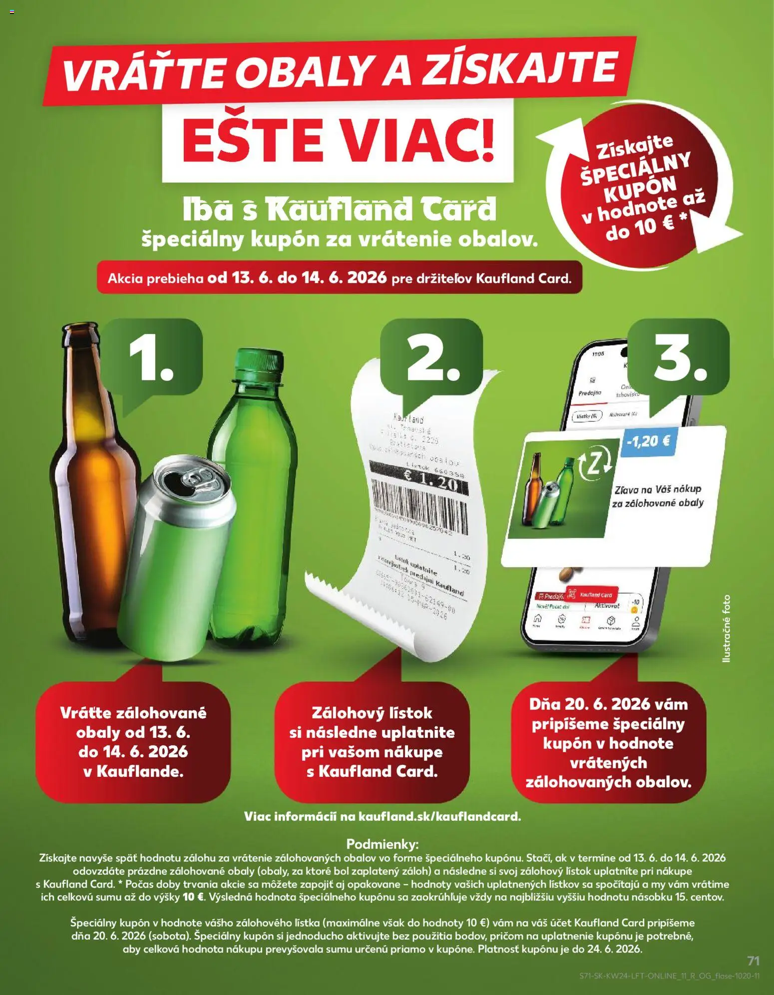 Nové Kaufland akcie – leták je platný od 11.06.2026 | Strana: 71