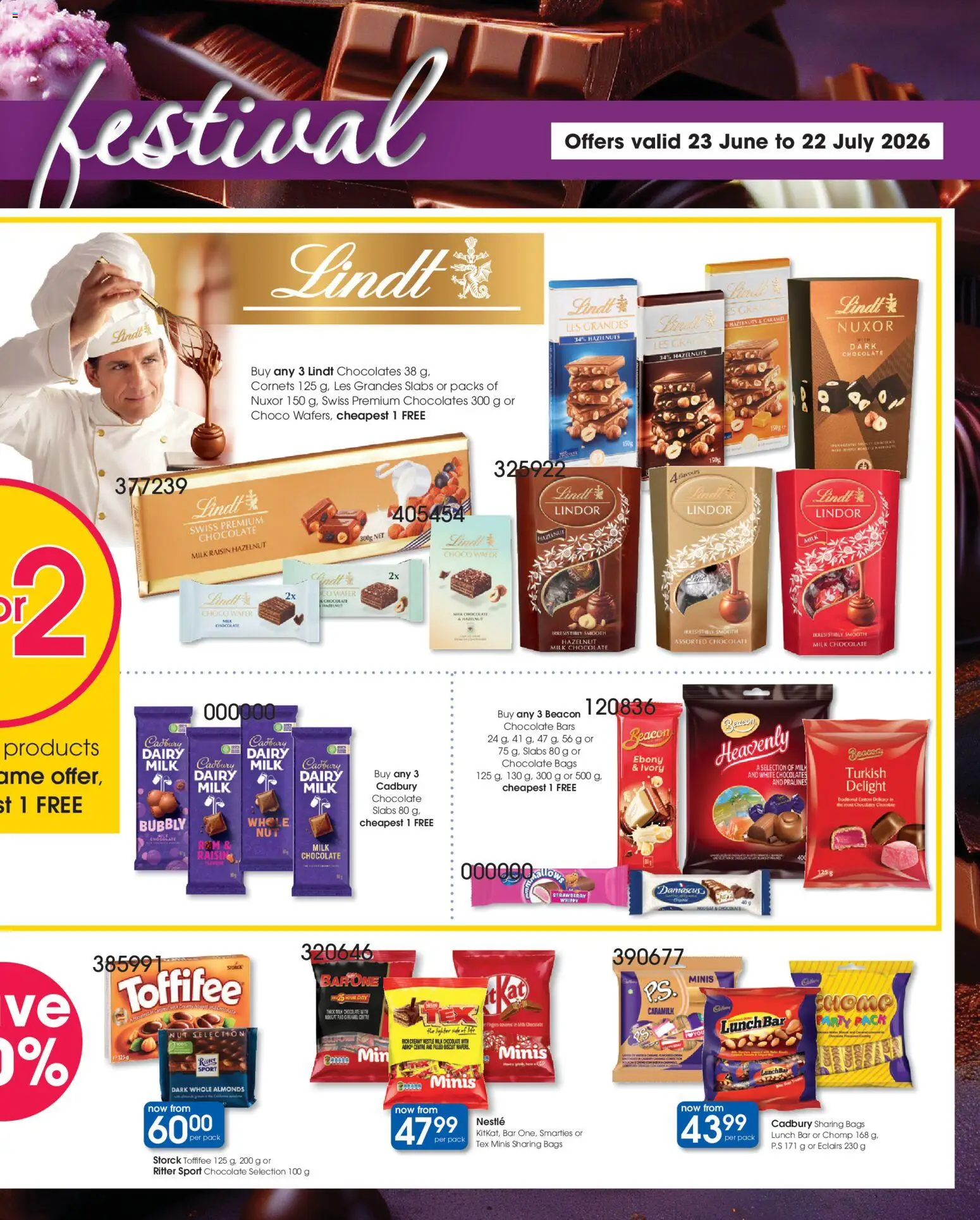 New Clicks catalogue – valid from 23/06/2026 | Page: 43 | Products: Loafers, Milk, Chocolate, Caramel