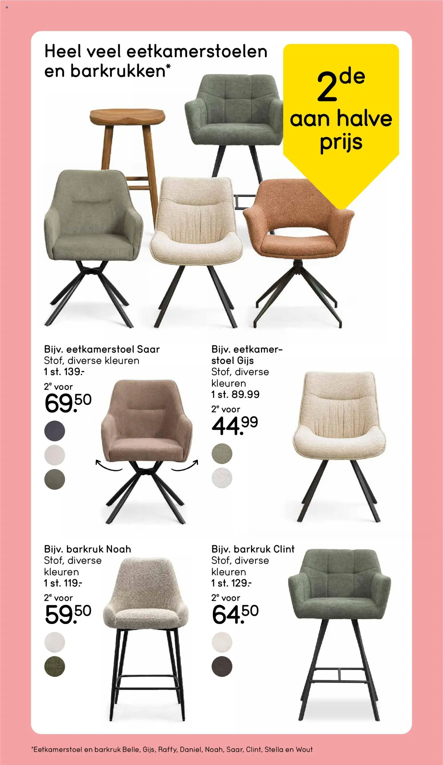 {H1} | Pagina: 4 | Producten: Eetkamerstoel, Eetkamerstoelen, Stoel