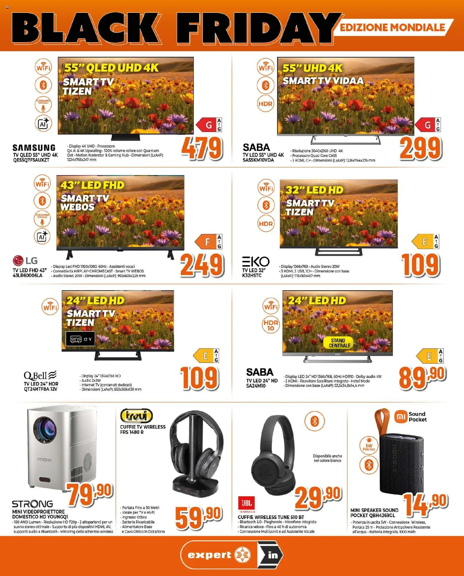 Volantino Ipercoop del 18.06.2026 | Pagina: 4 | Prodotti: Schermo, smart TV, Audio, Microfono