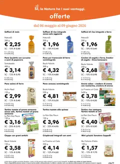Anteprima del volantino Natura Sì volantino valido a partire dal 06.05.2026 | Pagina: 24 | Prodotti: Pane, Riso, Crackers, Grissini