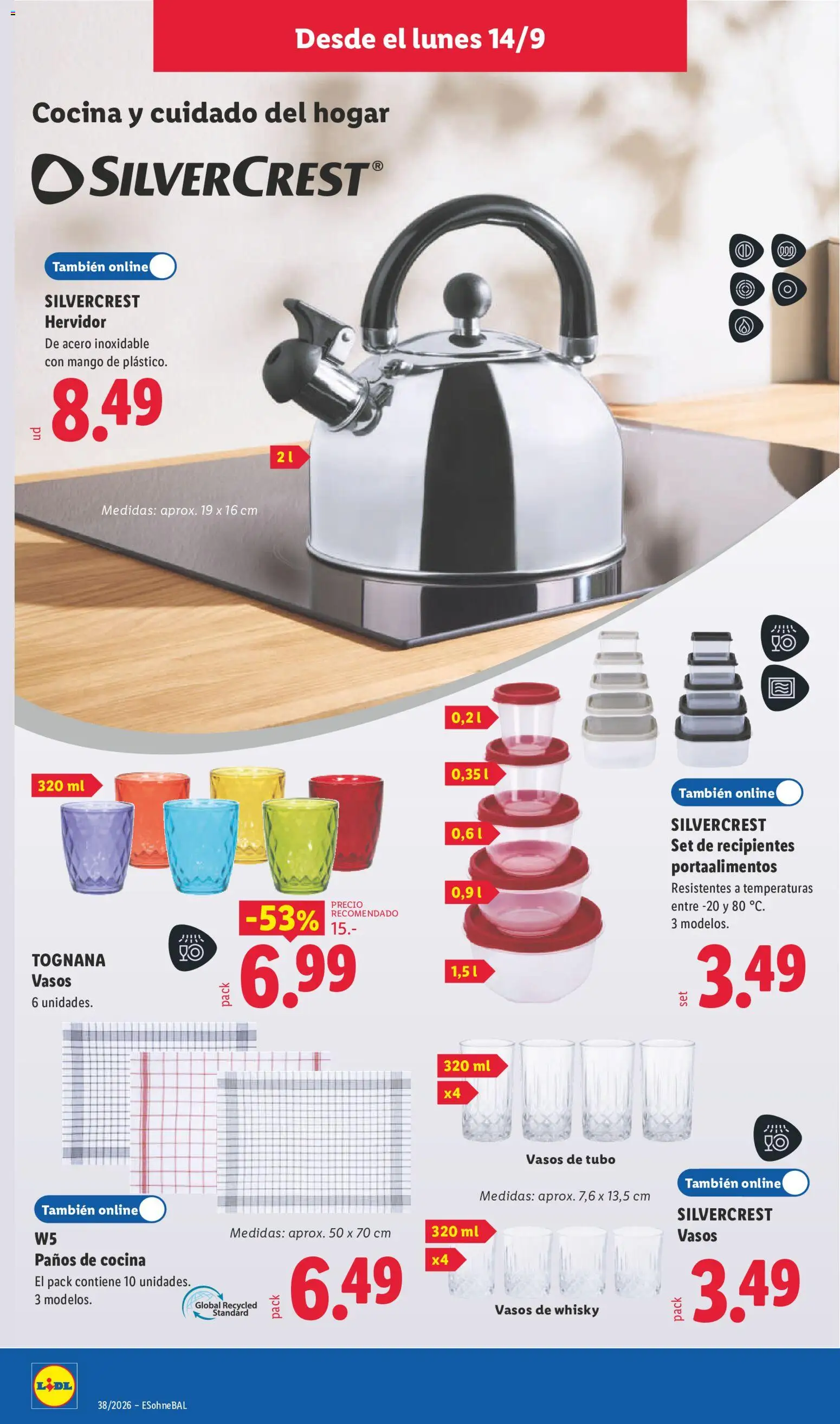 Lidl folleto de bazar │ válido desde el 14/09/2026 | Página: 10