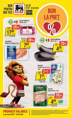 Ofertele Mega Image valabile de la 30.07.2026