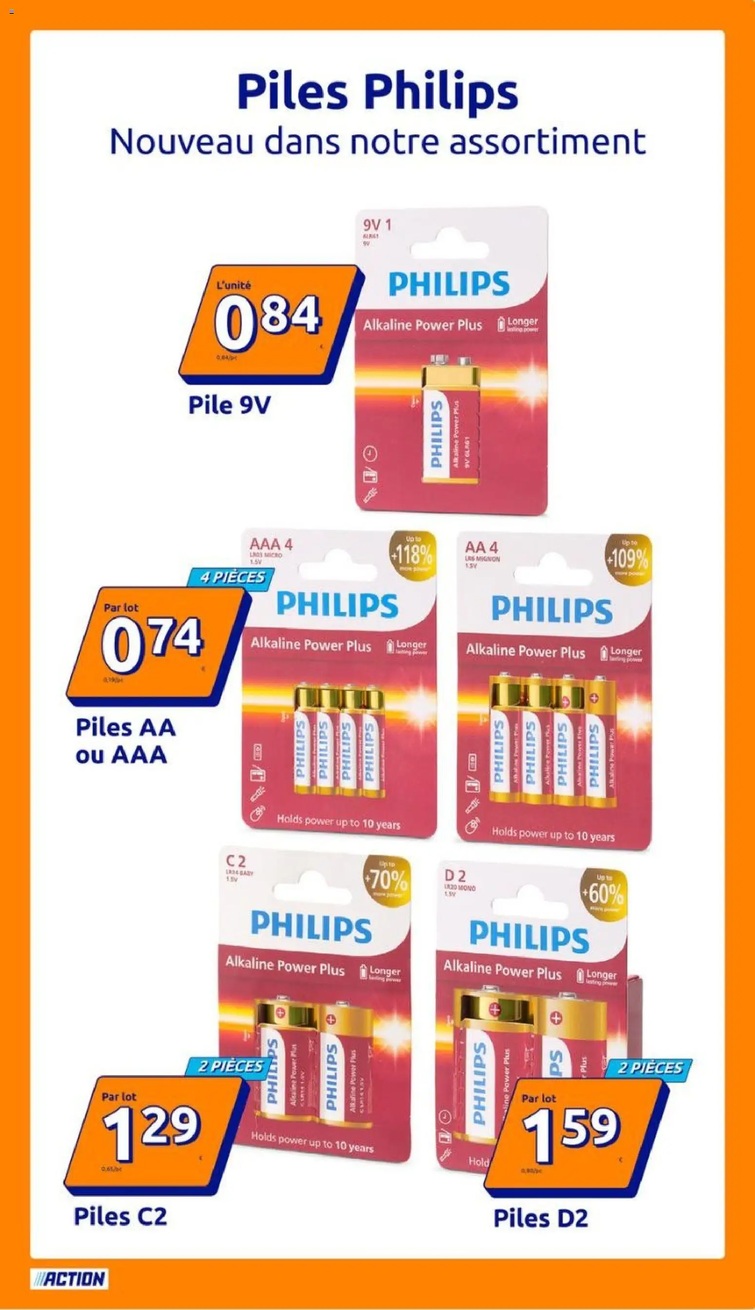 {H1} | Page: 19 | Produits: Piles