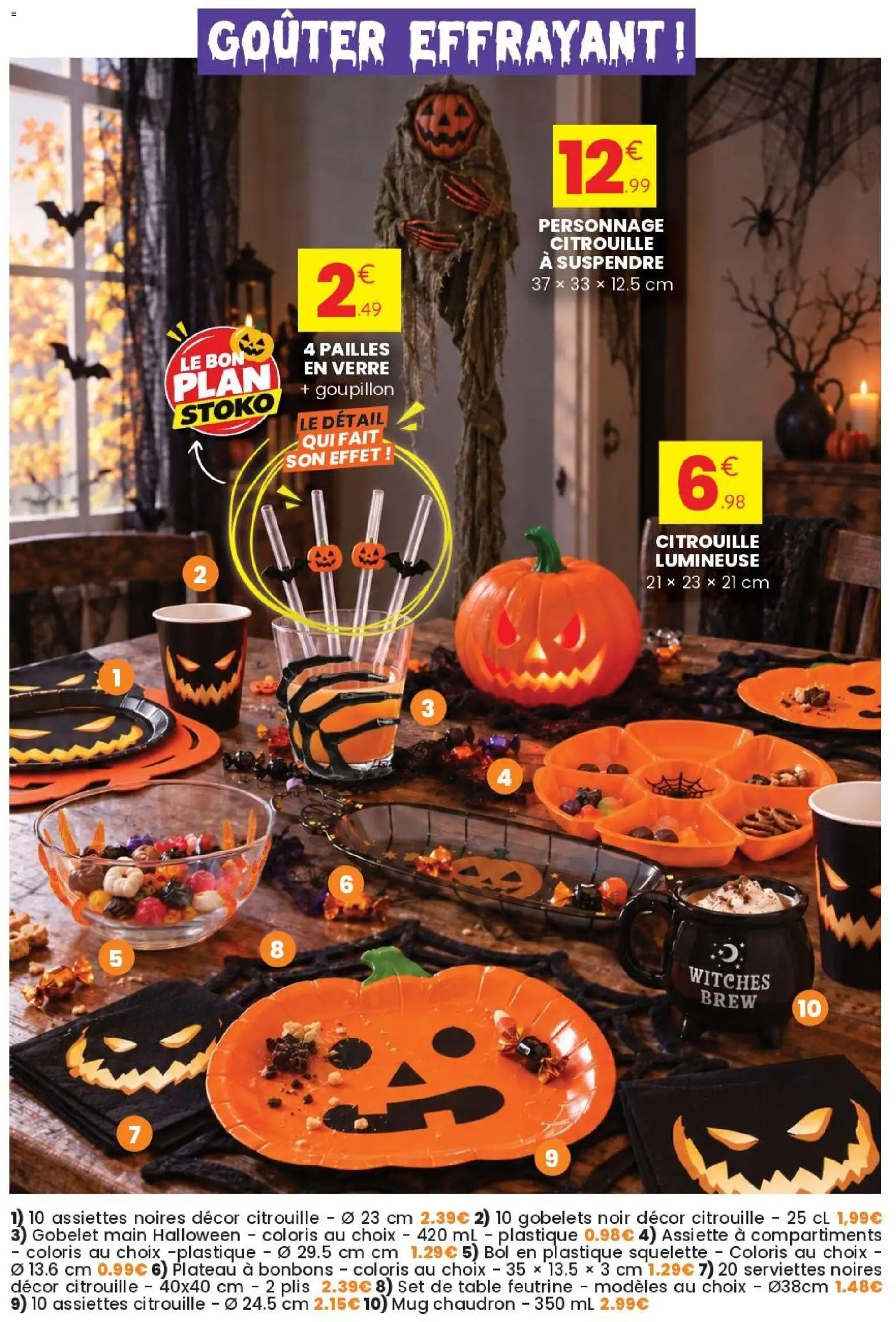 {H1} | Page: 10 | Produits: Plateau, Bol, Table, Bonbons