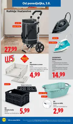 W5, Košara za rublje, Komad - Pregled kataloga iz trgovine Lidl, vrijedi od 03.08.2026 | Stranica: 24