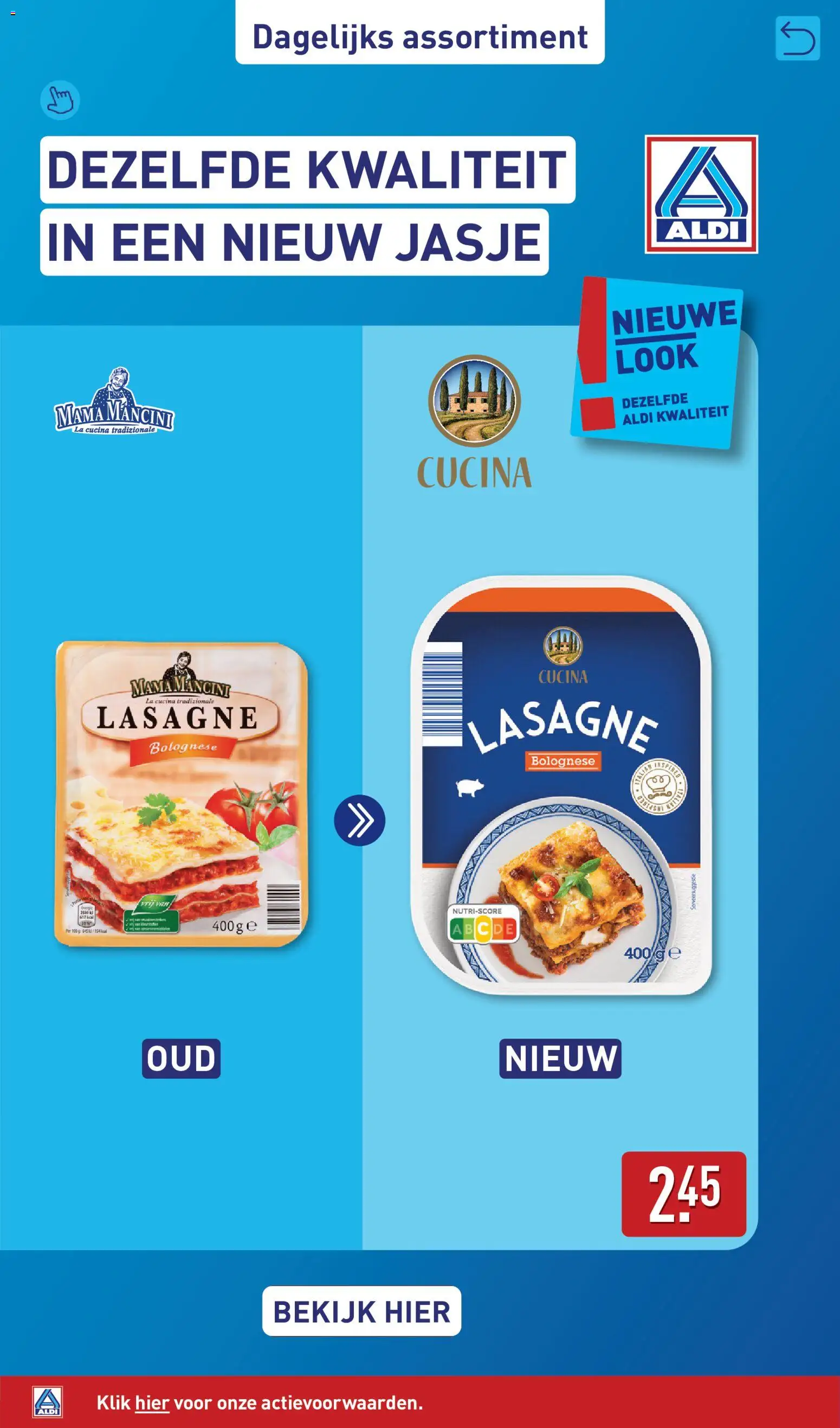 {H1} | Pagina: 75 | Producten: Lasagne, La