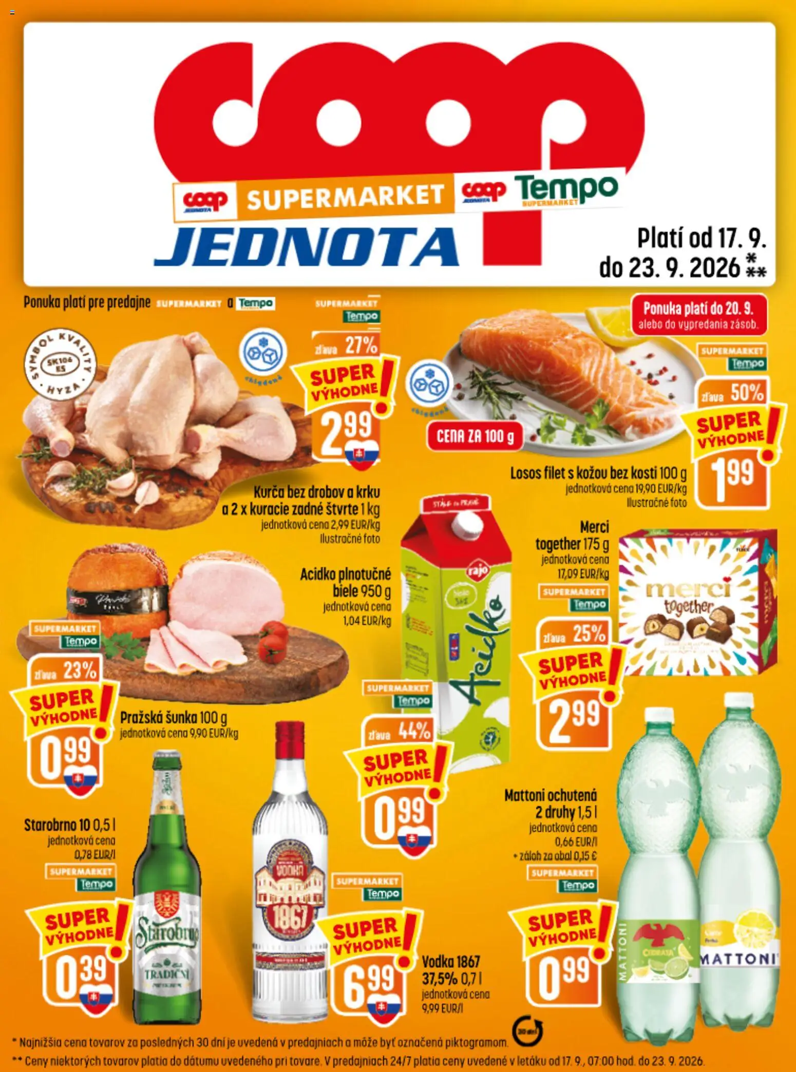Nové COOP Jednota akcie – leták je platný od 17.09.2026 | Strana: 13
