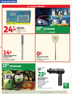 Auchan - Prévisualisation de Auchan Valises et vacances valide à partir de 16.06.2026 | Page: 24 | Produits: Câble, Sac, Aspirateur, Moustiquaire