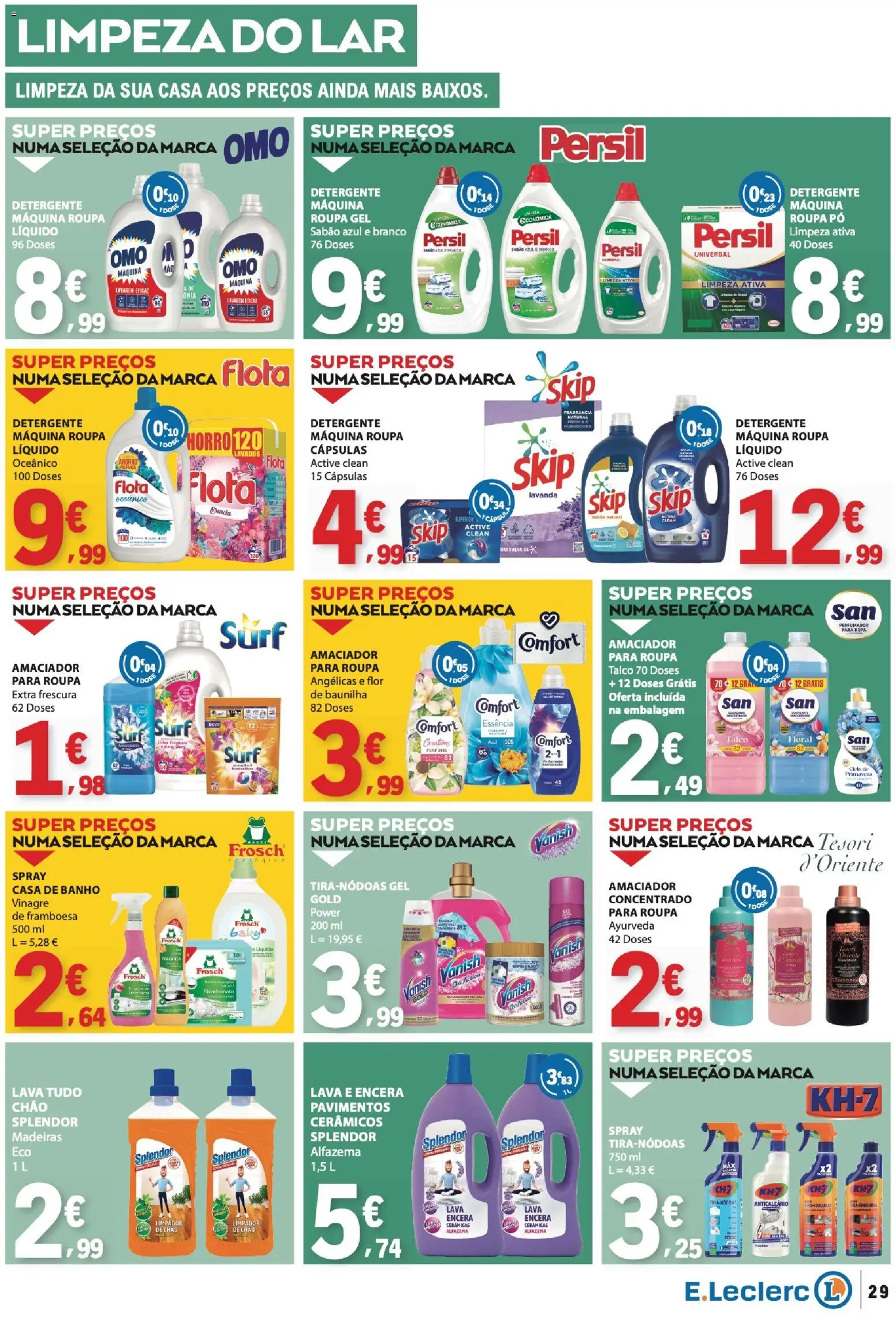 E.Leclerc folheto │ válido de 24/09/2026 | Página: 29 | Produtos: Vinagre, Sabão, Anticalcário, Bicarbonato