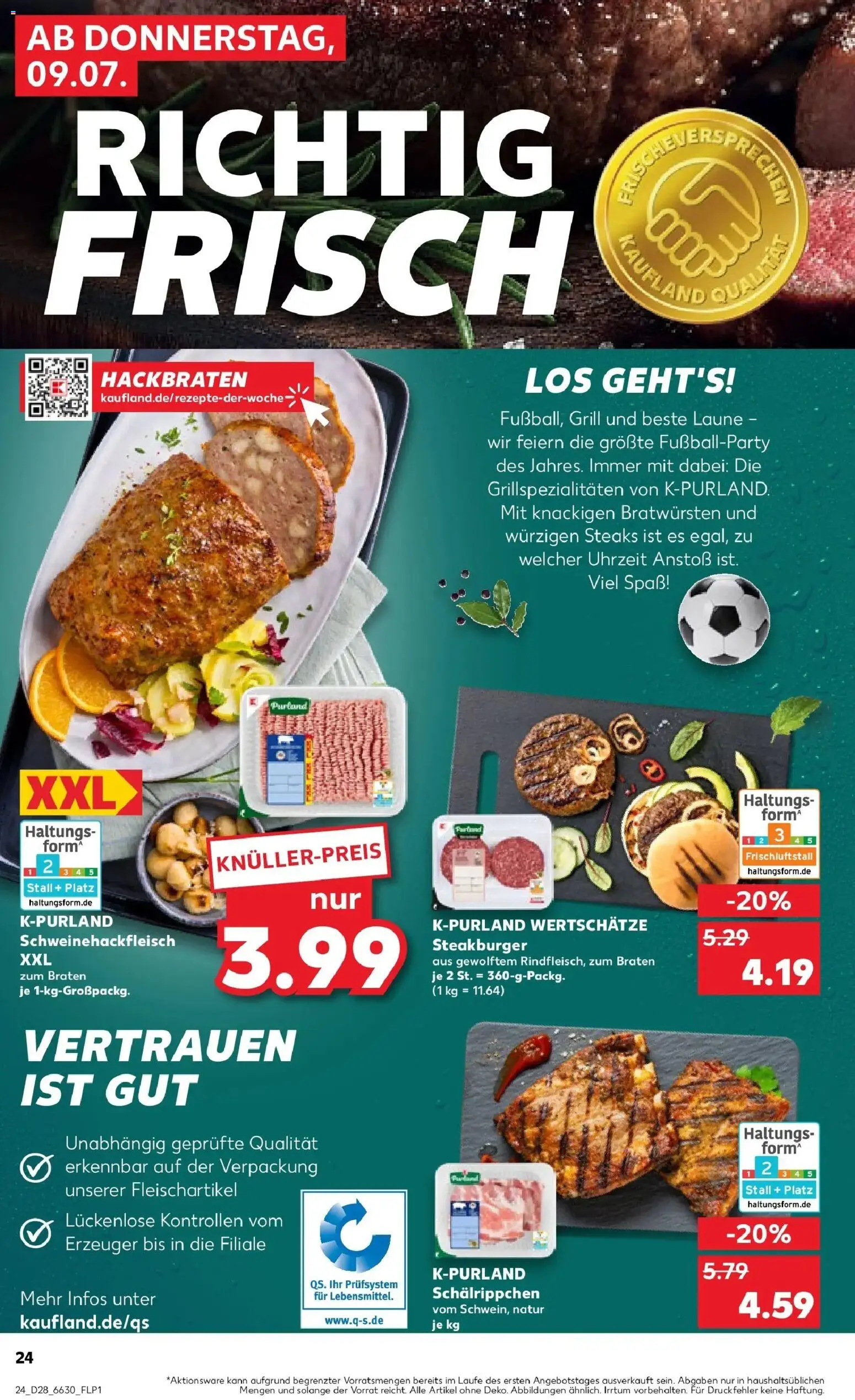 Kaufland Prospekt Siegen – gültig ab 09.07.2026 | Seite: 24 | Produkte: Grill