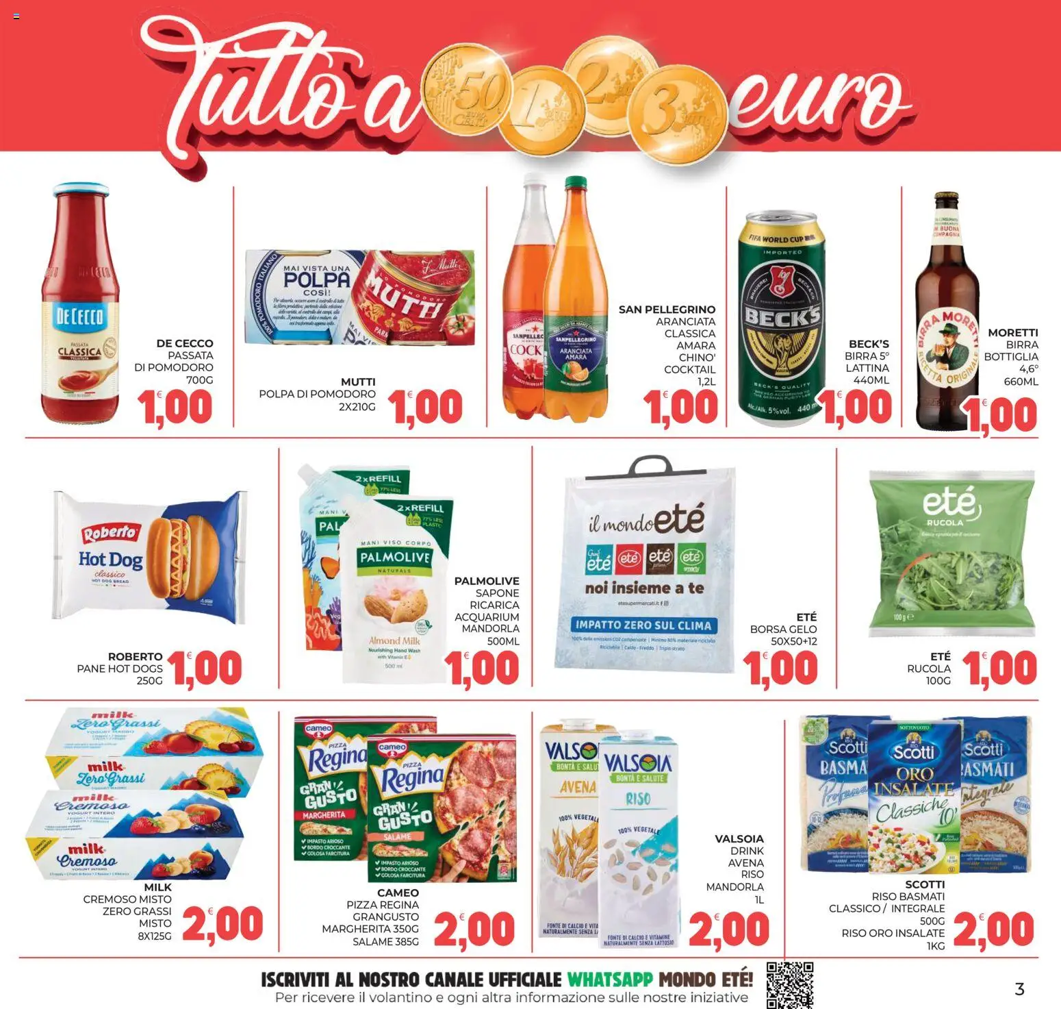 Volantino Eté del 03/07/2026 | Pagina: 3 | Prodotti: Pane, Salame, Tè, Pomodoro