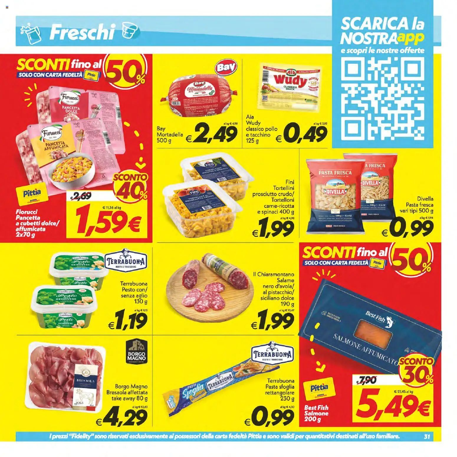 Volantino SuperConveniente del 02/07/2026 | Pagina: 31 | Prodotti: Bresaola, Pancetta, Aglio, Mortadella