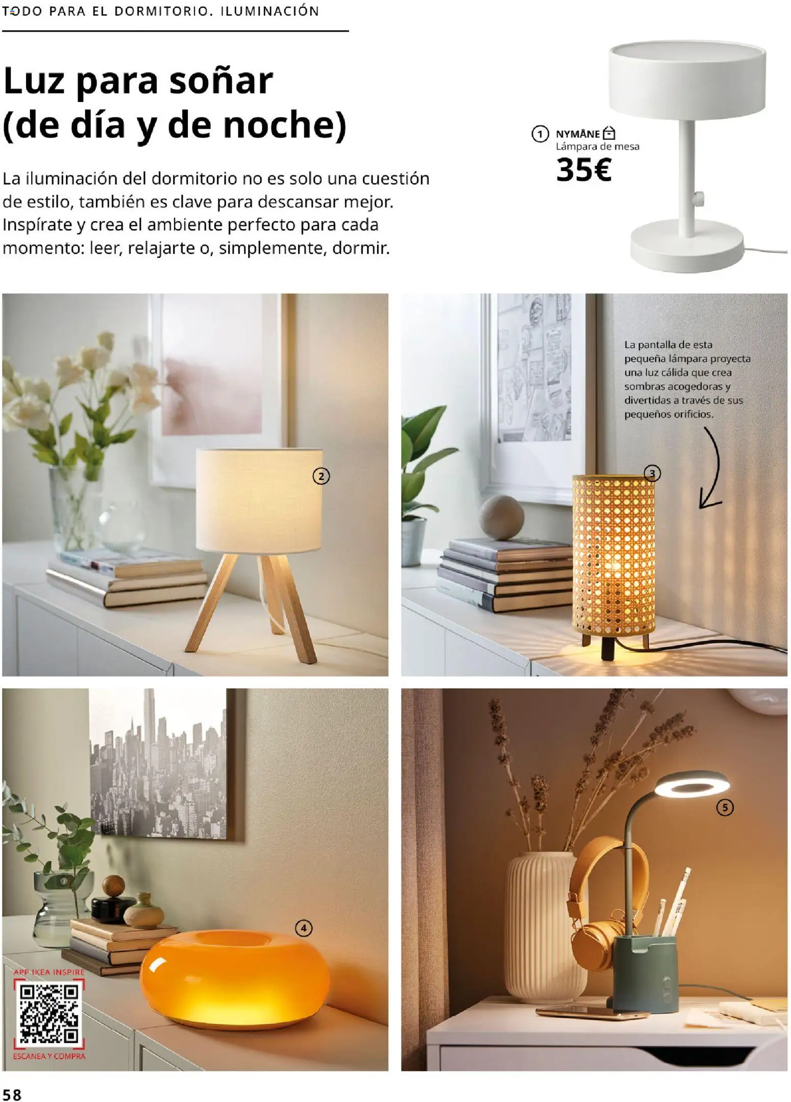 Catálogo IKEA Accesorios y decoración │ válido desde el 01/02/2026 | Página: 58 | Productos: Iluminación, Mesa, Lámpara