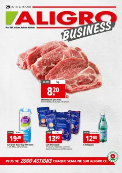 Aligro aktionen Business Chavannes, Matran, Genève, Sion ab 13.07.2026 gültig