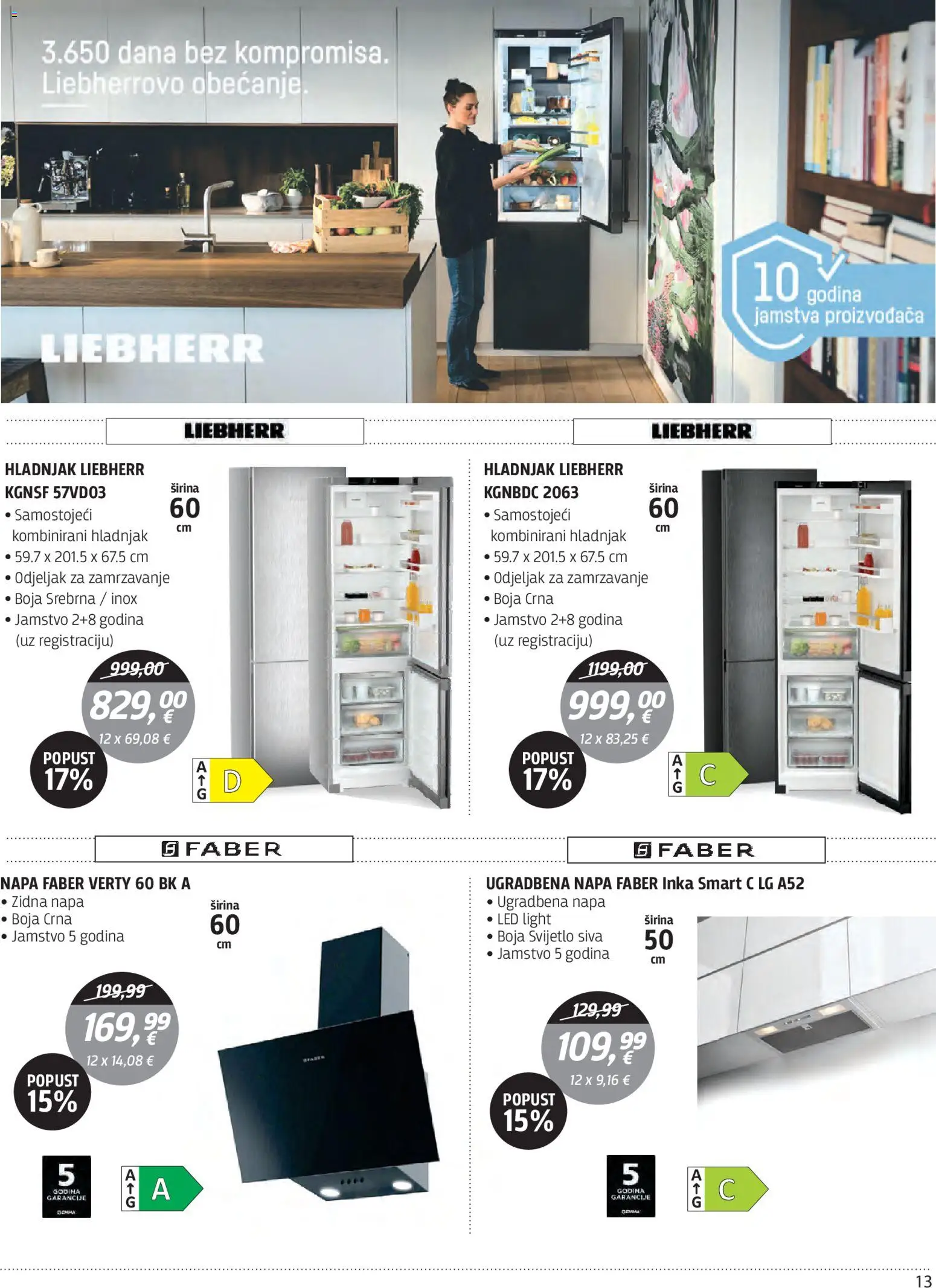 Centar Tehnike katalog | vrijedi od 06.07.2026 | Stranica: 13 | Proizvodi: Hladnjak