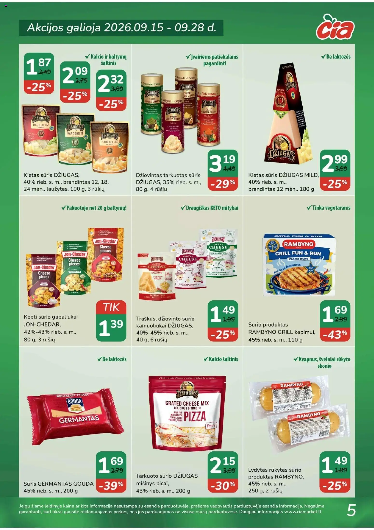 ČIA MARKET akcijos nuo 2026.09.15 | Puslapis: 5
