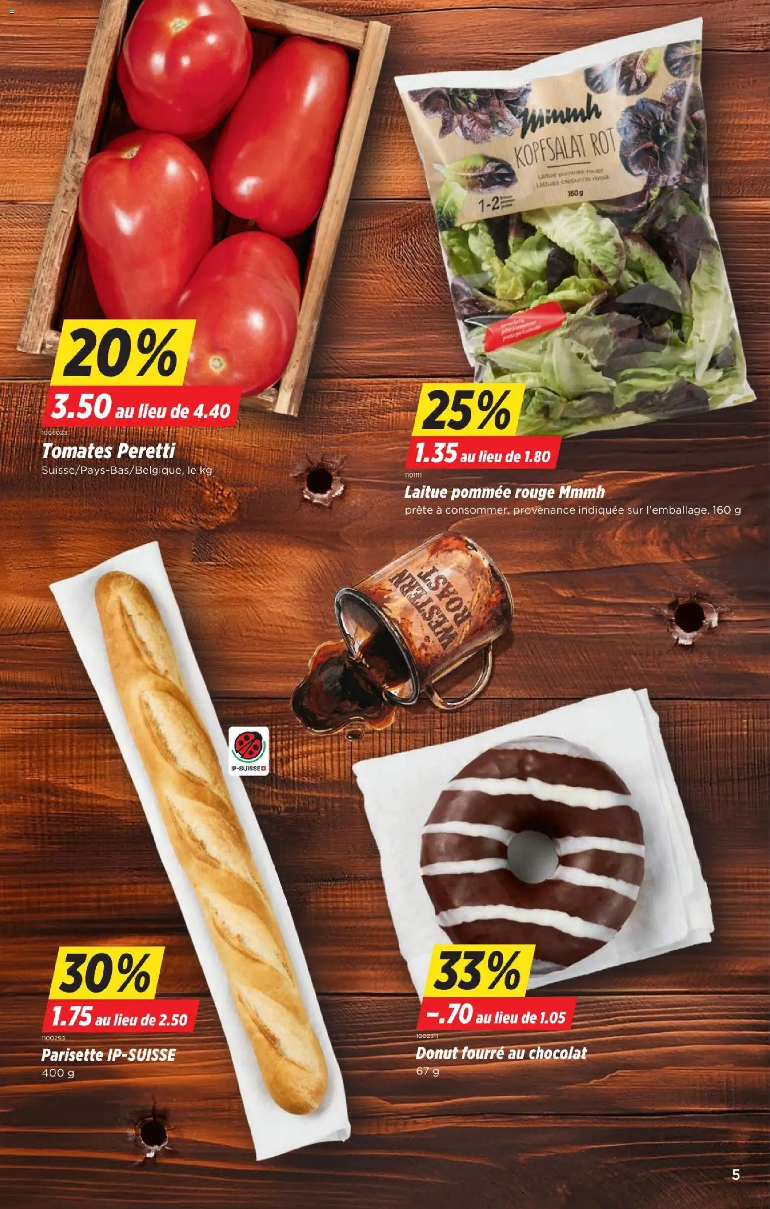 Denner aktionen FR – gültig ab 16.07.2026 | Seite: 5 | Produkte: Baguette, Rouge