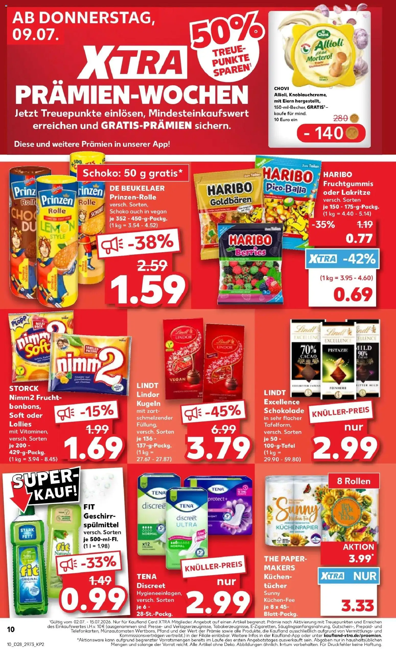 Kaufland Kaufland: Mo-Mi Der Wochenstart – gültig ab 05.07.2026 | Seite: 27 | Produkte: Presse, Haribo, Lindt, Kuchen
