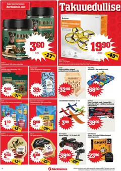 Kärkkäinen-mainoslehti voimassa 03.06.2026 alkaen | Sivu: 18 | Tuotteet: Mölkky, Kanafilee, Koiranruoka, Drone