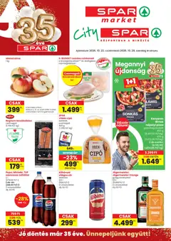 Spar Market akciós újság - amely érvényes a következő dátumtól: 2026.10.22.