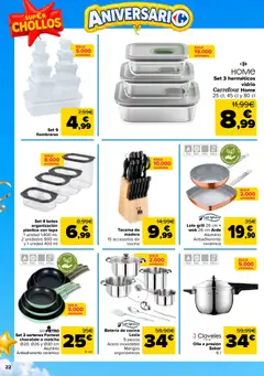 Vista previa Carrefour Super chollos válido desde el 06/10/2026 | Página: 22 | Productos: Chocolate, Cocina, Alimentos, Batería